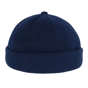 Men's Rolled Cuff Fisherman Wool Winter Cap