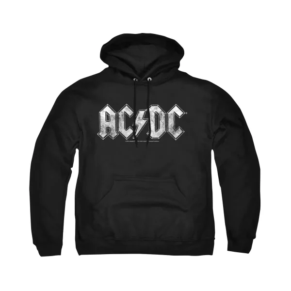 Men's Logo Distress Pull-Over Hoodie