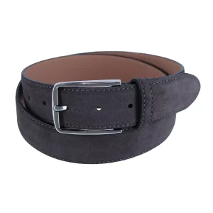 Men's Brushed Suede Italian Leather Belt